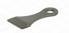 Razor Scraper Handle 3D Printer Model