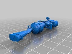 Fallout New Vegas Railway Rifle 3D Printer Model