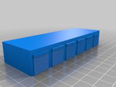 N-Scale Mini Storage (modular) 3D Printer Model