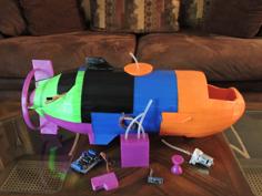 The Catfish – A Fully Working Submarine 3D Printer Model