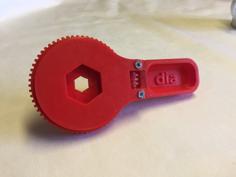 The Diafragma Wrench 3D Printer Model