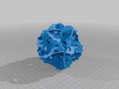 KEPLER STAR DODECAHEDRAL POLYLINK 1 3D Printer Model