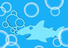 Shark Bubble Wand 3D Printer Model