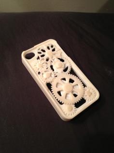 Improved! IPhone Gear Case With Geneva Mechanism 3D Printer Model