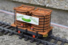 Narrow Gauge Pickle Wagon 3D Printer Model