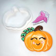 Cute Pumpkin Halloween Cookie Cutter 3D Printer Model