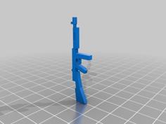 Thompson SMG (WWII) For GI Joe Figures 3D Printer Model