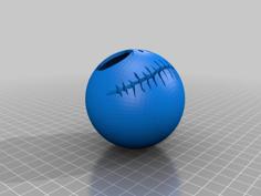 Jack Skellington Christmas Ball 3D Printer Model