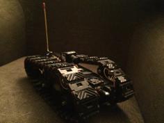 Servo Driven Tracked Rover W/suspensions (self Tightning Belts). 3D Printer Model