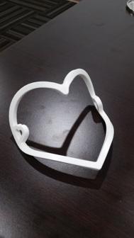 Heart Hair Pin 3D Printer Model