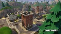 Tilted Towers V1 (Fortnite) 3D Printer Model