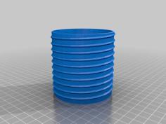 3in Swirl Pot 3D Printer Model