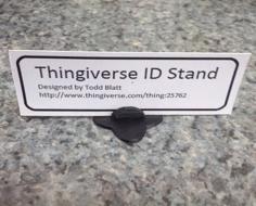 Thingiverse ID Stand 3D Printer Model