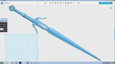 Ciri Sword Zireael- Full Sword, Witcher 3 Wild Hunt 3D Printer Model