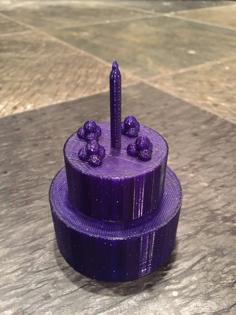 Raspberry Cake (first Post By Catalina, Age 4) 3D Printer Model