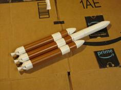 Delta IV Heavy Rocket, 1/200 Scale 3D Printer Model