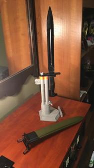 M1 Garand Bayonet Stand 3D Printer Model