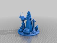 Princess Zelda Diorama 3D Printer Model