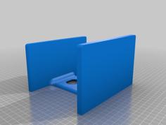 Double Shelf Outlet Cover, Vertical 3D Printer Model