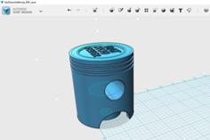 Piston Shift Knob (with Or Without) “Rat Rod Fever” Text 3D Printer Model