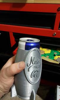 Nukacola Michelob Beer Holder 3D Printer Model