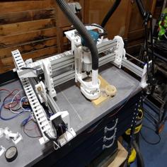 TopsCNC – The New 3D Printed CNC Router Version 3D Printer Model