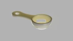 Egg Separator Spoon 3D Printer Model