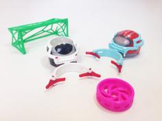 Ozobot “Hardwear” Helmet Upgrade Accessory Kit 3D Printer Model