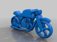 Motorcycle Cafe Racer 3D Printer Model