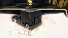 Semi Truck 1/64 Scale 3D Printer Model