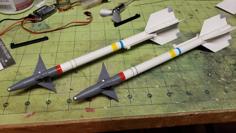 Sidewinder Missile For Freewing Jets 3D Printer Model