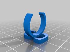 Finger Letter Ring – CupCake Topper 3D Printer Model