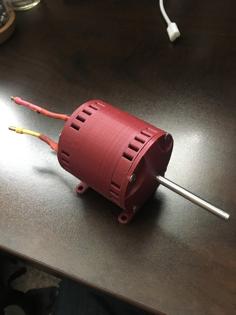 Brushless DC Motor 3D Printer Model