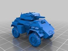 Canadian Fox Armored Car [1:100 Scale] 3D Printer Model