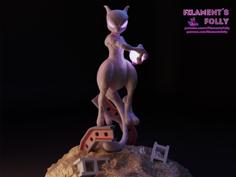 Mewtwo 3D Printer Model