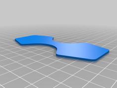 Leather Fob Template 3D Printer Model