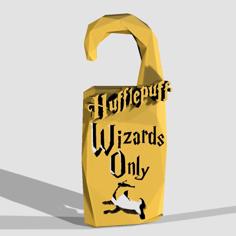 “Wizards Only” Hufflepuff – By Objoy Creation 3D Printer Model