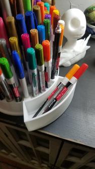 Caddy For Marker/Pen Carousel 3D Printer Model