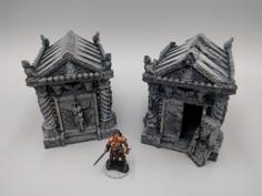 Tomb (Ruined And Intact) – 28mm Gaming 3D Printer Model