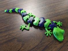 Articulated Lizard V2 (Dual-Extrusion Remix) 3D Printer Model