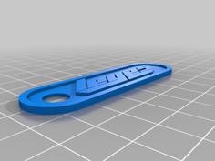 Keychain Leyes 3D Printer Model