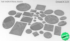 Sci-fi Industrial Bases All Sizes All Shapes 3D Printer Model