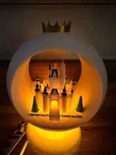 Disney Light Globe For Led Tea Light 3D Printer Model