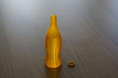 Coke Bottle & Cap 3D Printer Model