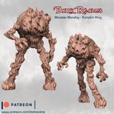 Monster Monday – Pumpkin King 3D Printer Model