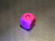 Heart Dice 3D Printer Model