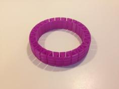 More Customizable Stretchlet Bracelet 3D Printer Model