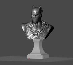 BLACK PANTHER BUST 3D Printer Model