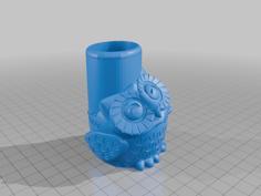 Owl Pen Holder – Bhuo Lapicero 3D Printer Model