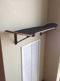 Skateboard Deck Shelf 3D Printer Model